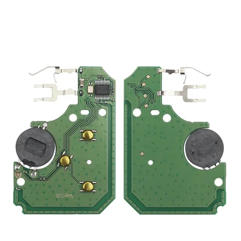 5X Chiave telecomando per Renault Clio Logan Megane 2 3 Scenic 3 Button 433Mhz ID46 PCF7947 Chip - KEYYOU 5 pezzi con batteria per Renault Clio Logan Megane 2 3 Scenic 3 Button