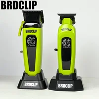 BRDCLIP-Kit de machine de coupe de cheveux de barbier professionnel pour hommes, chargeur de base, tondeuse à cheveux, lame DLC, tondeuse à cheveux de salon, 7500 tr/min 1
