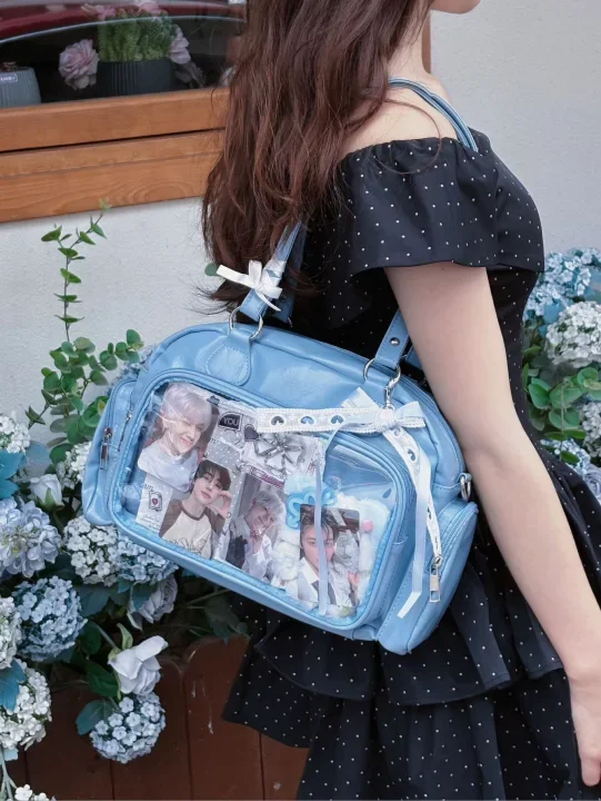ตัวเลือกสินค้า กระเป๋าสะพายหลังแฟชั่น 3 สี น่ารักทันสมัย