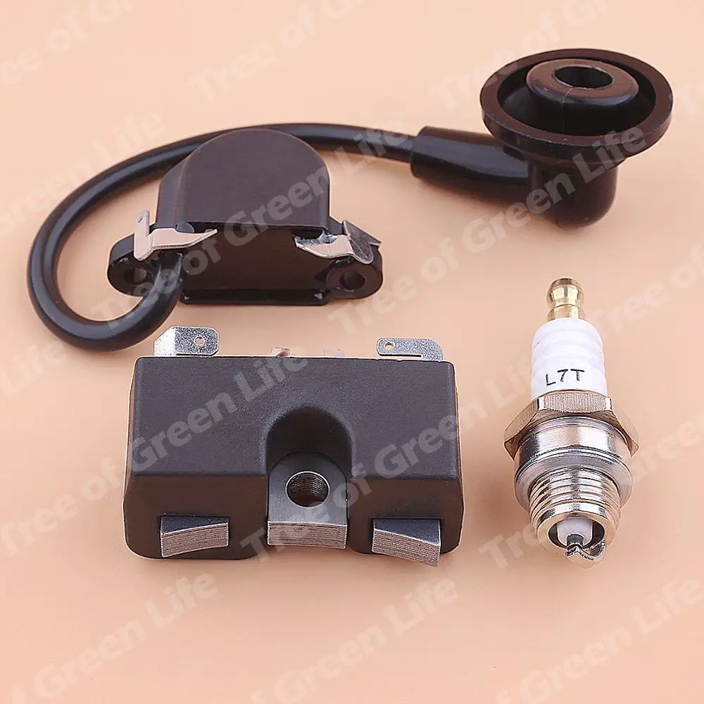 

Ignition Coil Spark Plug Set For Husqvarna 288XP 288 XP EPA Chainsaw 501812702 501812801 motosierra gasolina