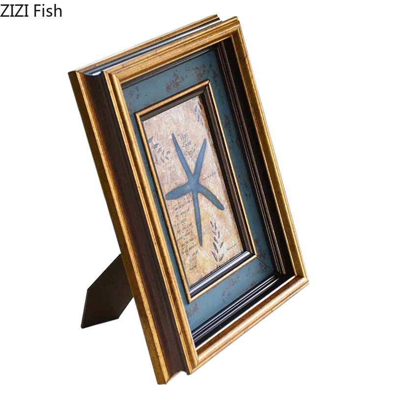 ヴィンテージフォトフレーム,6/7/10インチ,机の装飾