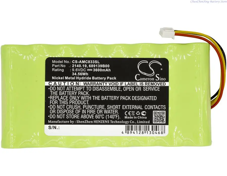 Cameron Sino 3600mah Bateria 2140.19 689139b00 para Amc 3945 3945-b 8333 8335 83368435 Ca6116 Ca6550 Ca6555 Osciloscópios de Boi - Image 5