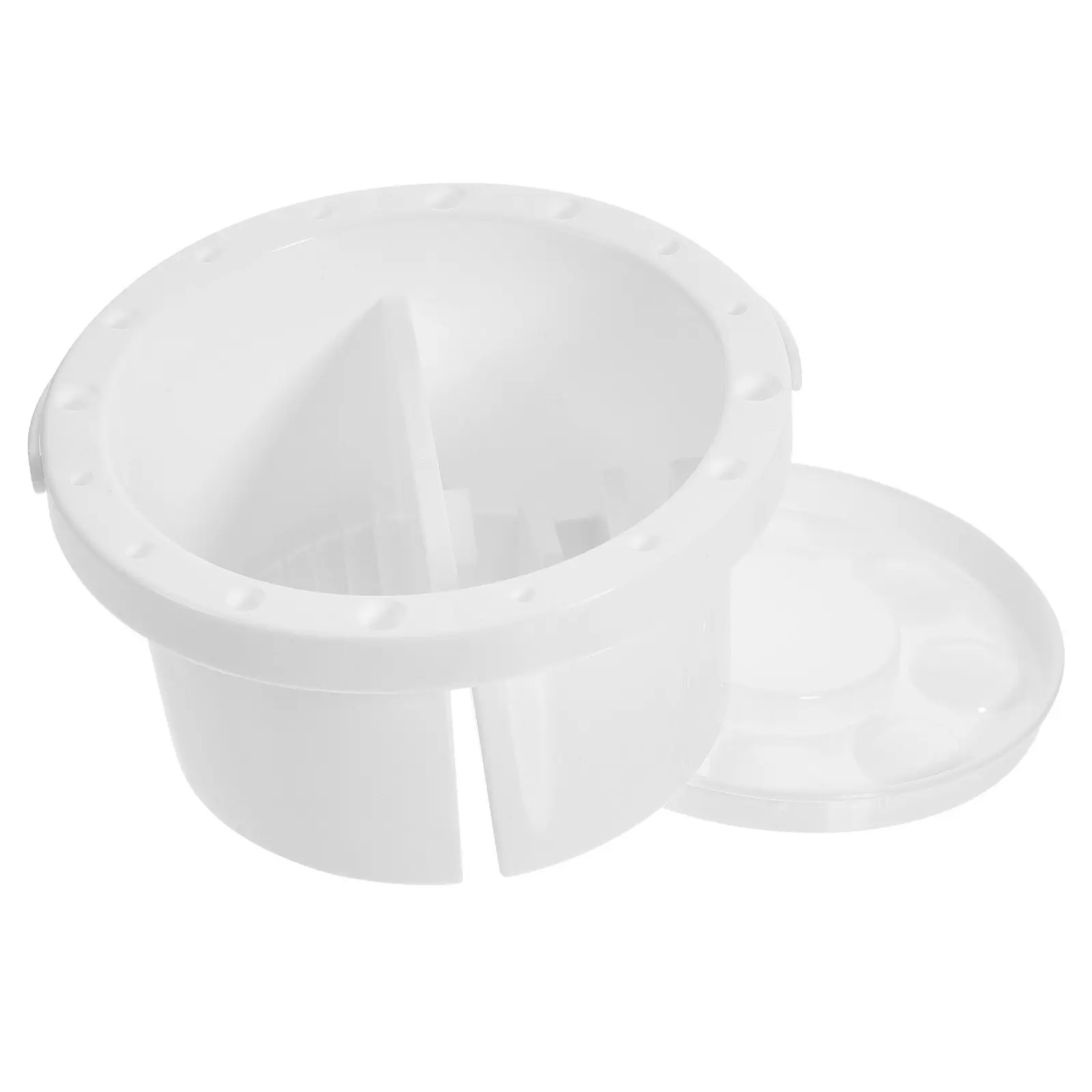 페인트 브러시 세척기 소형 재사용 가능 브러시 홀더 (아티스트, 학생, 가정용) 플라스틱 물통 편리한 세척기