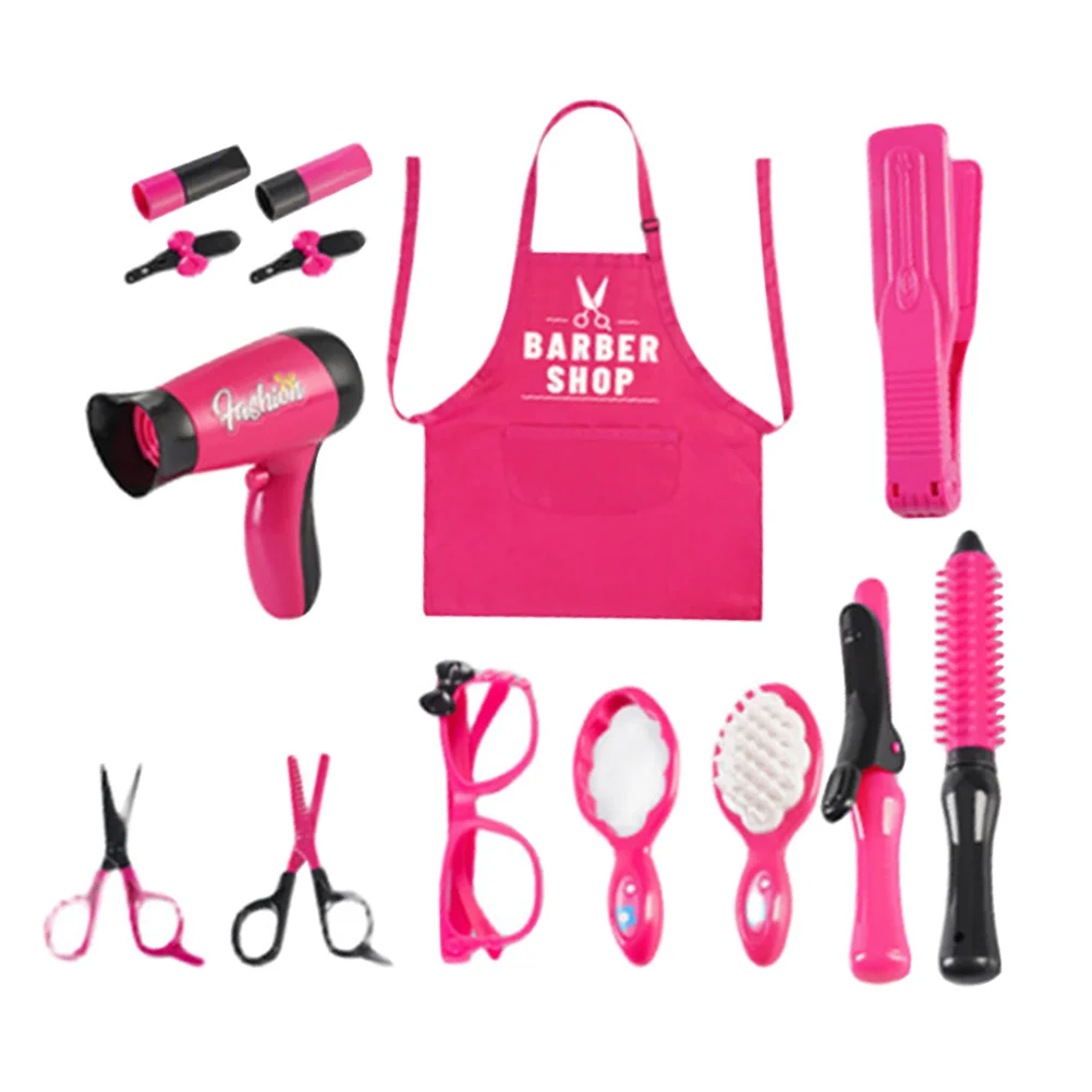 

Hairdressing Tools Toys For Kids Salon Pretend Playset Toddler Kit Plastic Stylist Child Girls