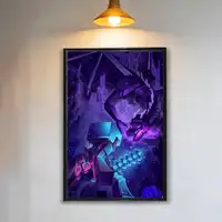 black Ender Dragon game Enderman Poster Prints Wall Art Painting Picture Gift Living Room Bar Restaurant Dec Sticker Large 5