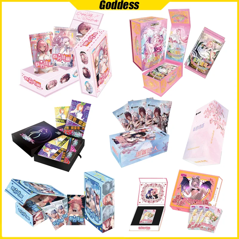 

MOKA 5th Goddess Cards Goddess Feast Anime Collection Cards Sisters Cards Mistery Box Board Games Halloween Toys Birthday Gifts