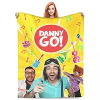 Throw Blanket Danny Go 2 Micro Fleece Blanket Four Sizes Cartoon Comfortable For Bedroom Nice Gift 1