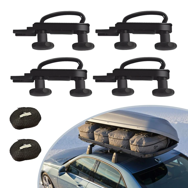4x Stainless Steel Universal Roof Box Car Van Mounting Fitting Kit