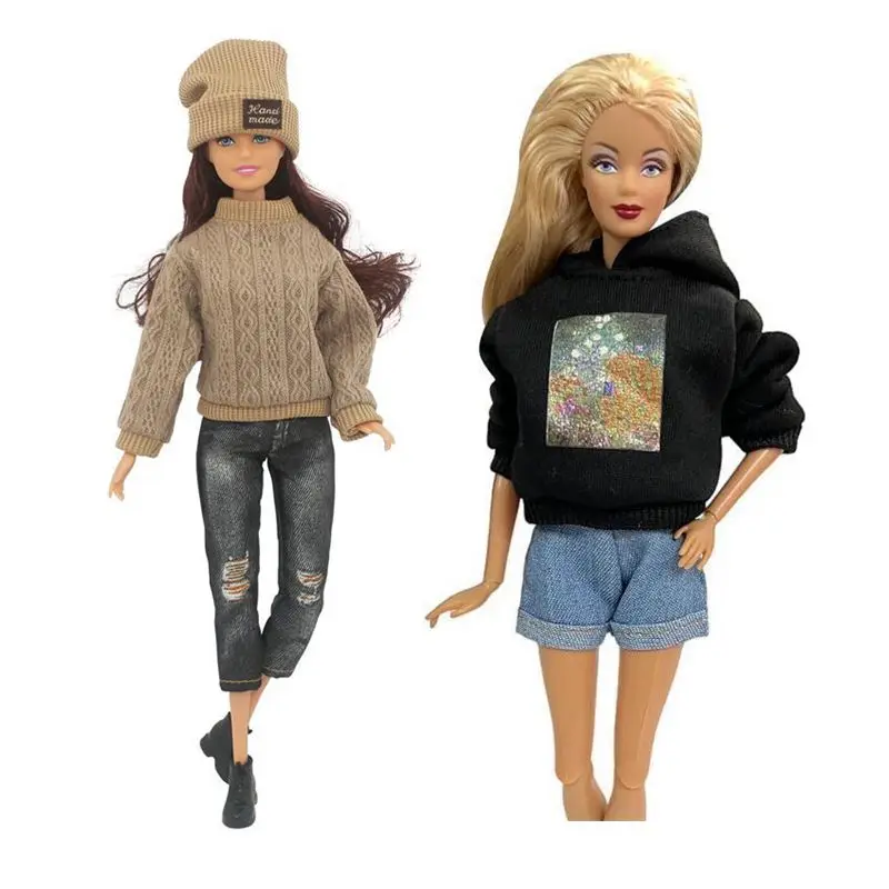 Handmade Ken Doll Clothes T-shirt + Shorts For Barbie Dress Accessories  Fashion Daily Clothing Gils Toys Birthday Gift - Dolls Accessories -  AliExpress