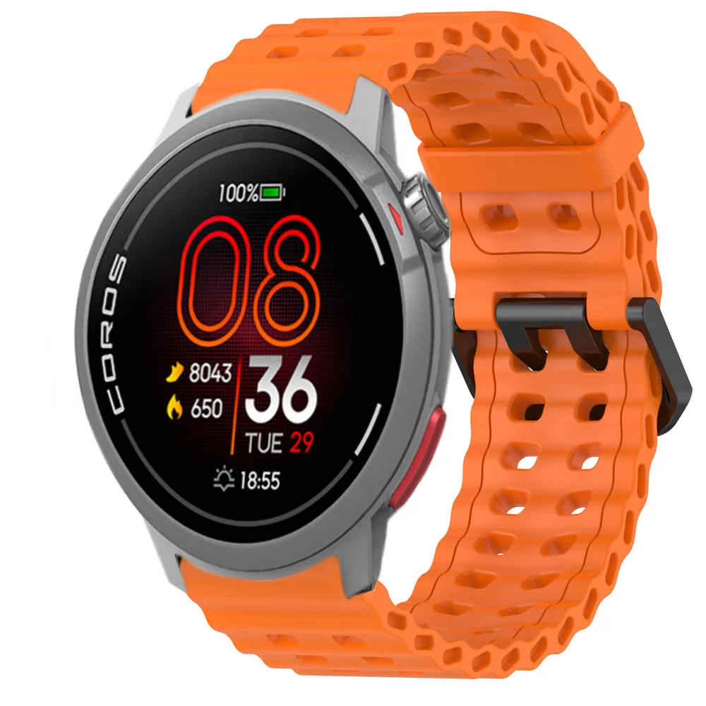 Premium 22mm Ocean Silicone Sport Wristband