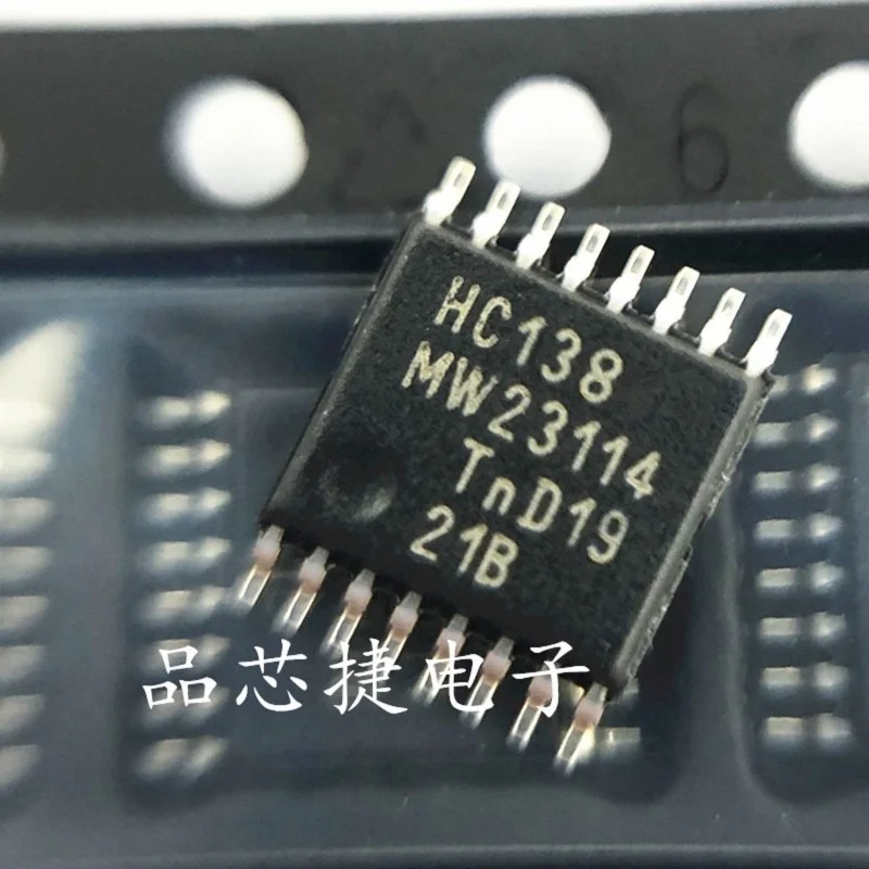 20pcs-Lot-74HC138PW-118-Marking-HC138-TSSOP-16-3-to-8-Line-Decoder ...