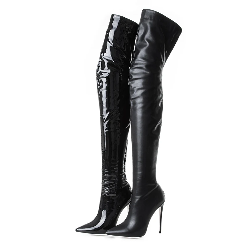 new-fashion-pointed-head-ultra-high-heel-large-over-knee-women's-boots-thin-heel-slim-thigh-high-sleeve-boots-women-boots