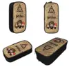 Harrys Potters Magic School Pencil Cases Pen Holder Bags for Student Big Capacity Students School Zipper Pencilcases 2