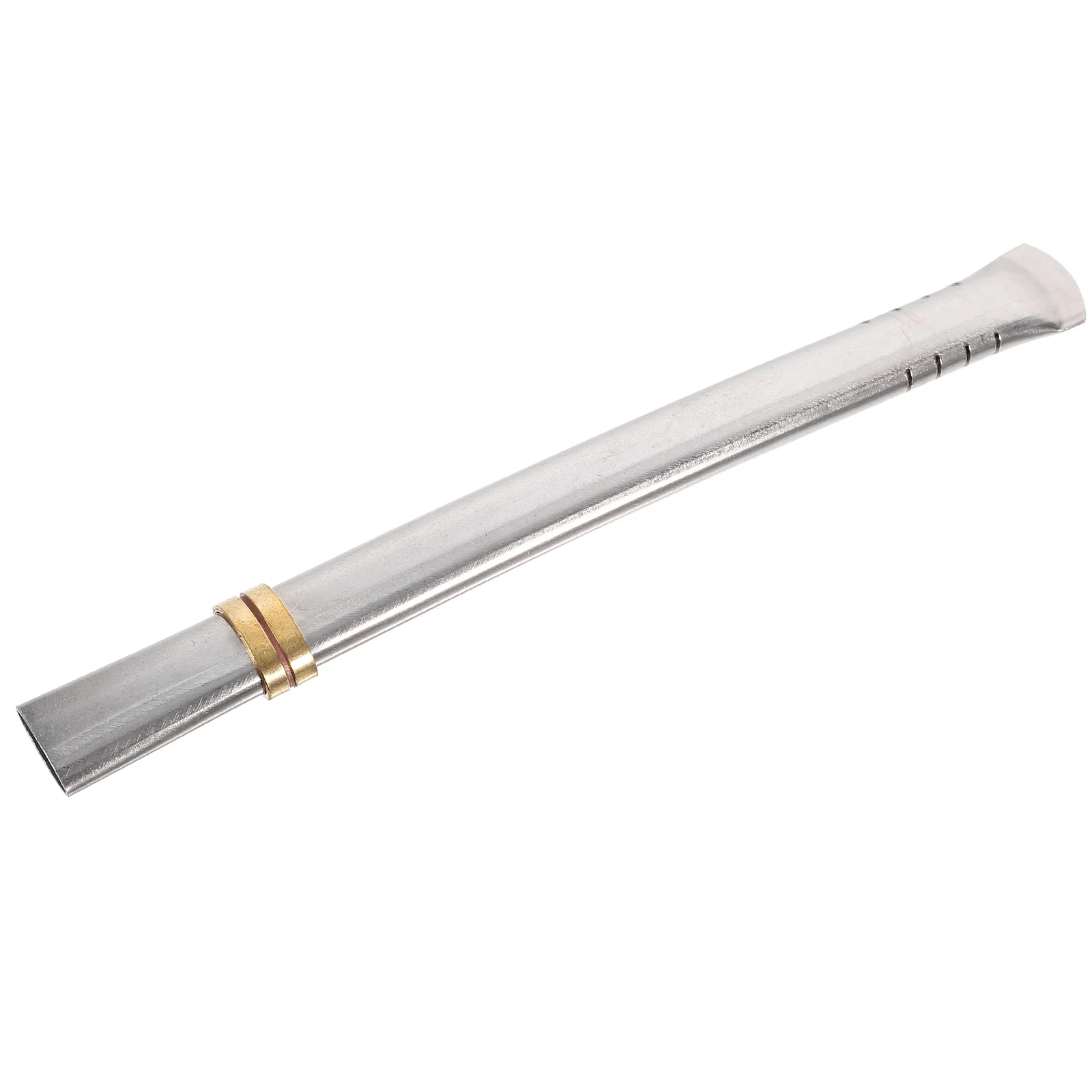 Flat Straw Filters Metal Tea Straws Filtering Drinking Straight