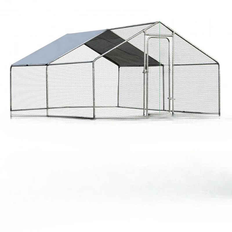 Grande Passeggiata In Gabbia Ombreggiante Pollaio Con Copertura Del Tetto Anatre Di Coniglio Pollaio Pollaio Grandi Gabbie In Metallo Pollaio