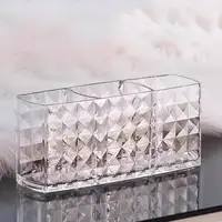 Diamond Patterned Mirror Cabinet Storage Box, Bathroom, Rack Lipstick DROPSHIPPING Bathroom, Storage Cosmetics, U2E8 1