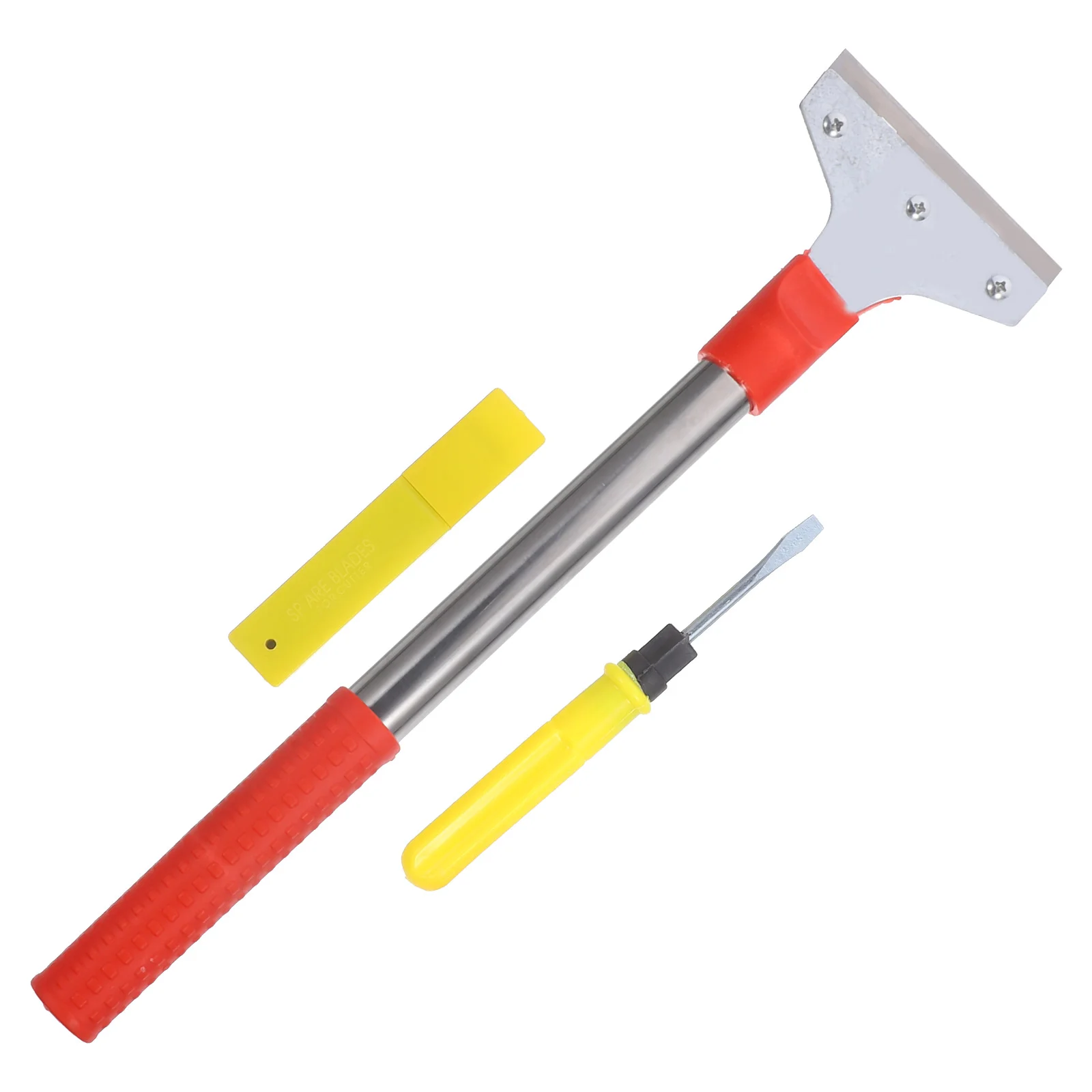 

Tile Scraper Floor Scraper Glass Scraper Kitchen Tile Cleaning Scraper Tool with Screwdriver