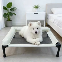 Hot Sale Summer Pet Elevated Bed, Moisture-Proof Breathable Mesh, Detachable & Washable Camping Cot for Medium Large Dogs Cats 5