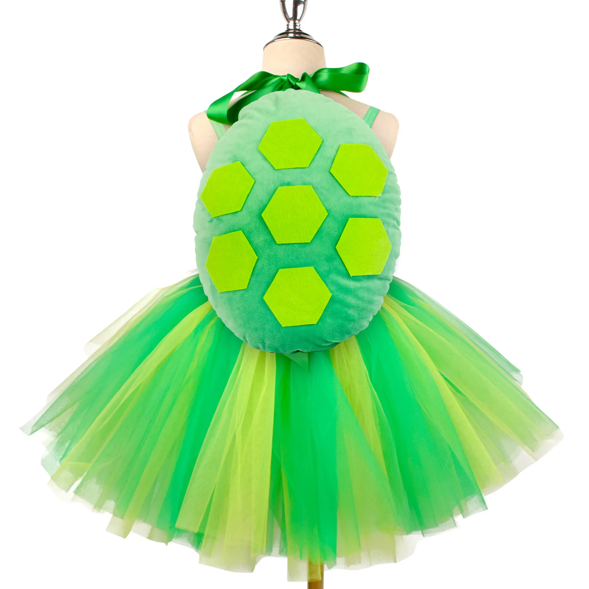 Girls Little Turtles Animal Characters COS Dress Halloween Party Dress Up Costumes cosplay costume kids girls dress halloween dress outfit
