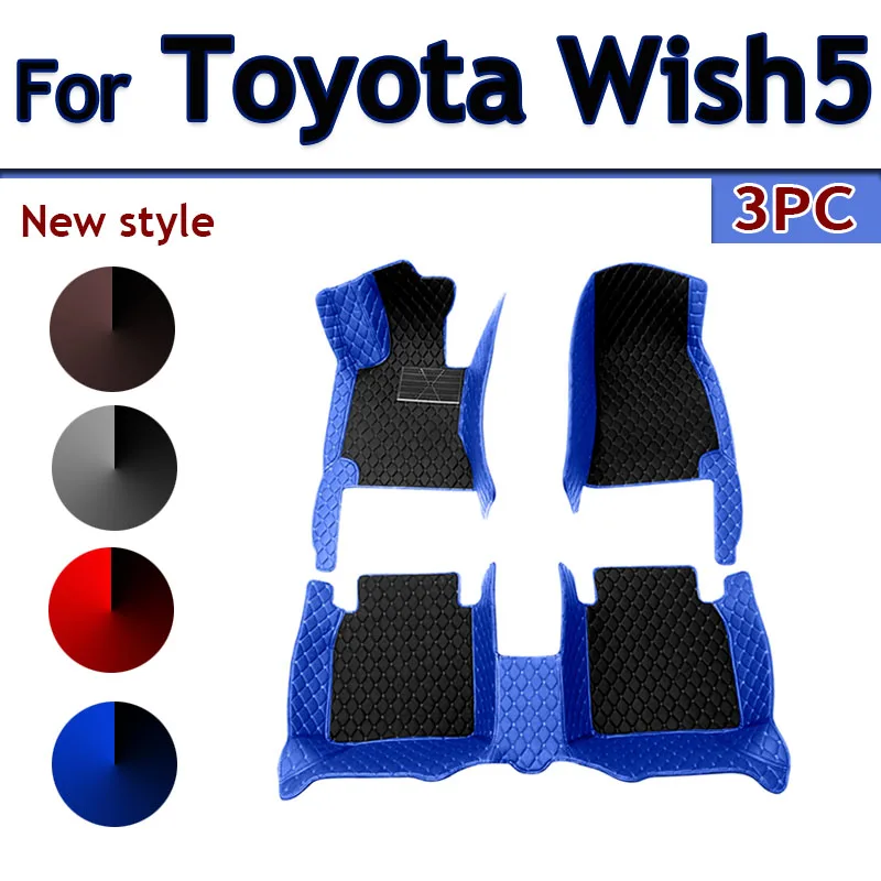 

Car Floor Mats For Toyota Wish 2010-2021 2011 2012 2013 2014 Custom Auto Foot Pads Automobile Carpet Cover interior accessories