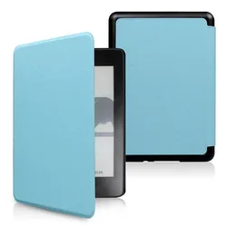 Premium Folio Cover with Auto Sleep/Wake - DP75SDI KPW 1 2 3 (Light Blue)
