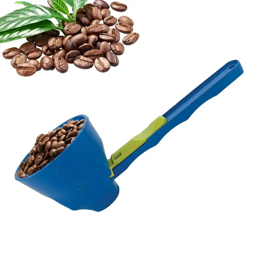Coffee Scoop Funnel For Flling Reusable K-cup Coffee Pot Spoon Sliding Design Measuring Spoon Kitchen Accessories