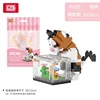 LOZ cute Cartoon Cat Animal Toy Dolphins owls chick cats dogs Model Diamond Particle Block Assembly Toys for Children's Gift 2