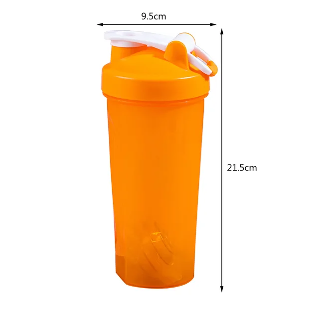 600ml Protein Shaker Bottle Protein Powder Shake Cup for Gym Ffitness