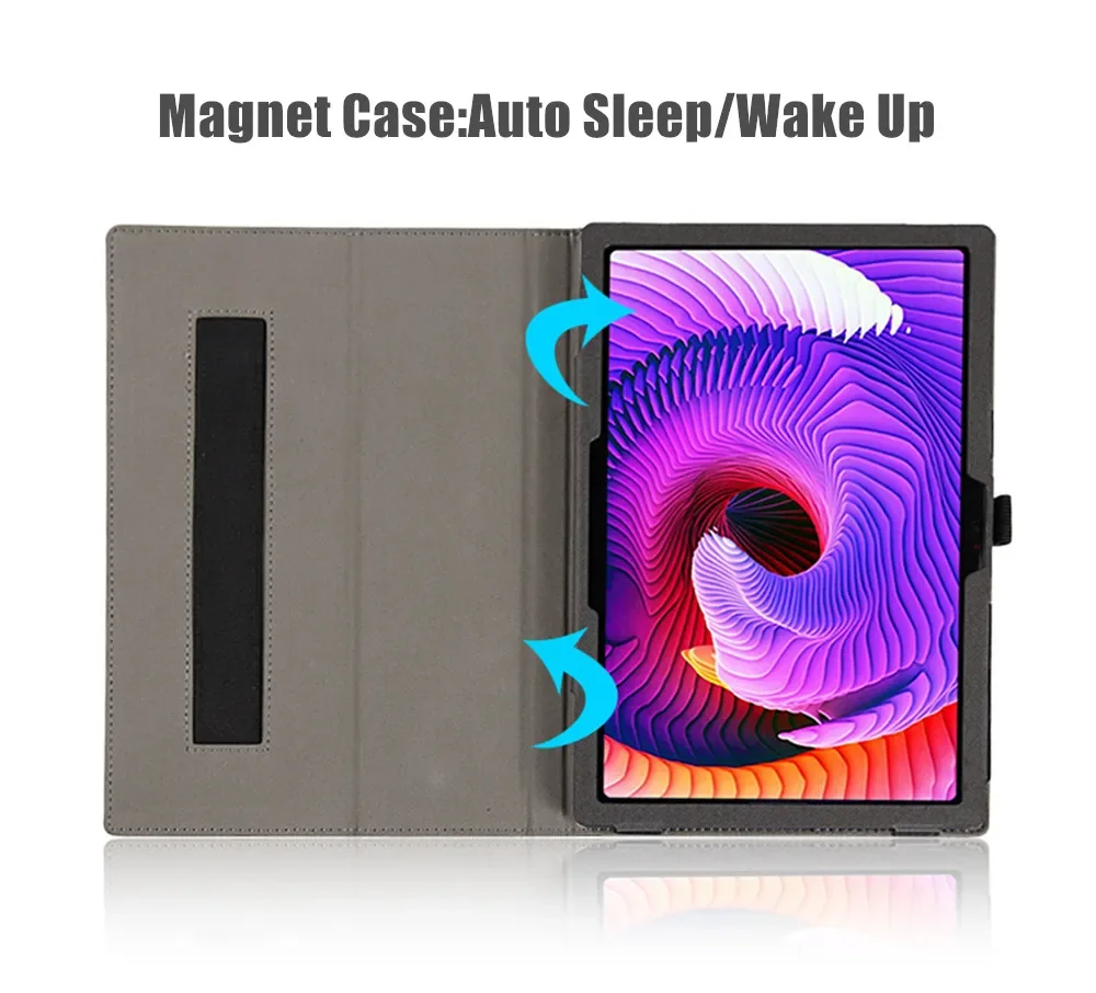 Premium Flip Cover with Folding Stand - PU Leather Protective Shell