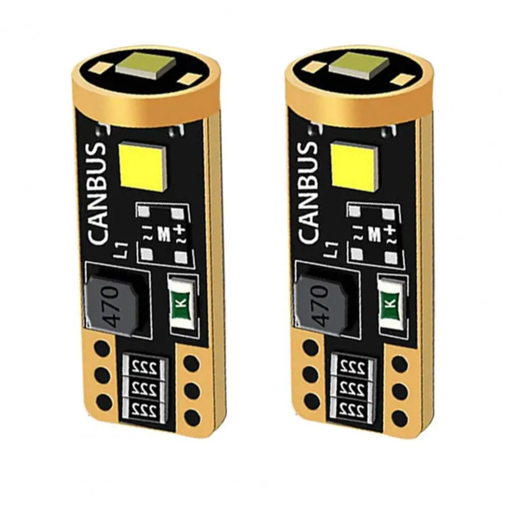 2Pcs/Set Helpful Car Light  Safe 3 Leds Led Light  Strong Light Trunk Cargo Decoding Lamp