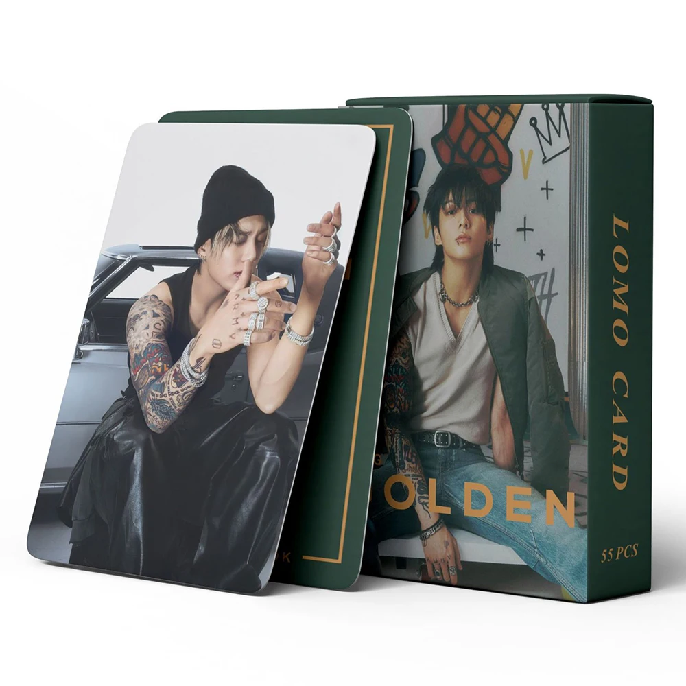Photocards Collection 55Pcs/Box Kpop GOLDEN Solo Photocards Lomo Cards For Fans