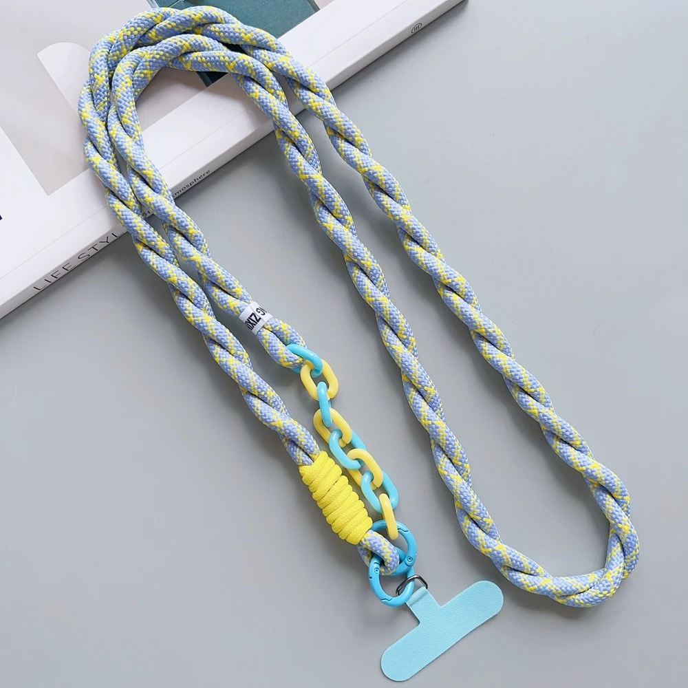 Korea Mode Universal Lange Telefon Lanyard Strap Handy Hängen Seil Neck Straps Anti-verloren Lanyards Handy Zubehör – Detail 12