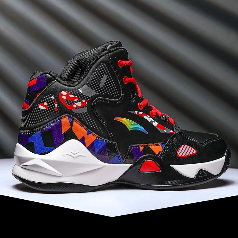 

Professional Men's Basketball Fashion Trend Shoes Basketball Shoes Anti slip High Top Women's Breathable Boot