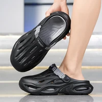 Sabots de plage d'été pour hommes, pantoufles d'extérieur en EVA, sandales souples et respirantes, chaussures décontractées pour hommes, chaussures de jardin aquatiques, pantoufles de plage pour hommes 5