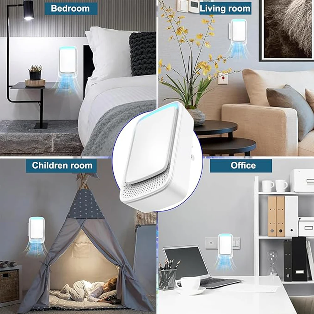 منقي هواء صغير محمول معطر ومزيل الروائح الكريهة ال...