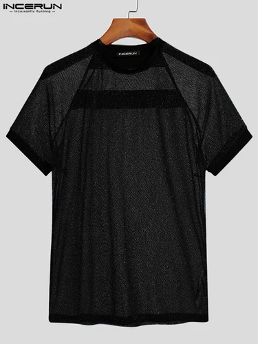 섹시한 레이스 업 긴 소매 티셔츠 남성 슬림 맞는 티셔츠 캐주얼 슬림 맞는 티셔츠 S-5XL 2