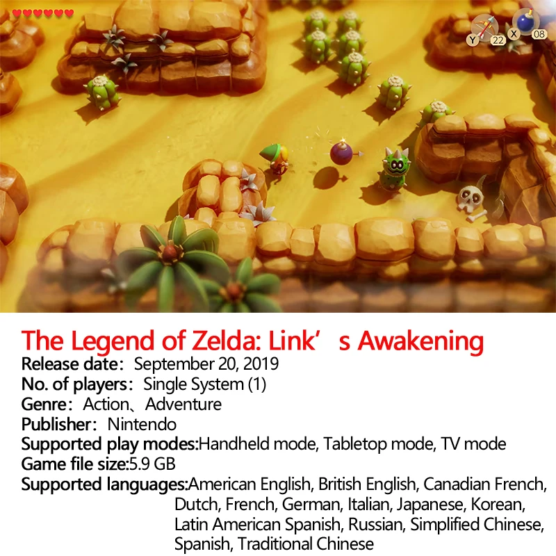 The Legend of Zelda Link Awakening Nintendo Switch Game Deals