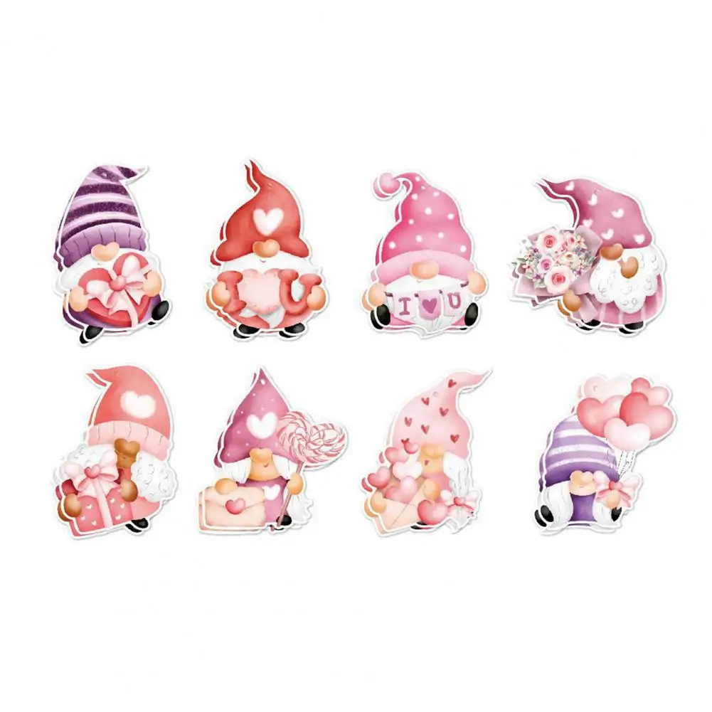 

Eye-catching Decorative Accents Vibrant Valentine's Day Gnome Hangers Eye-catching Holiday Decoration for Valentine's for Home