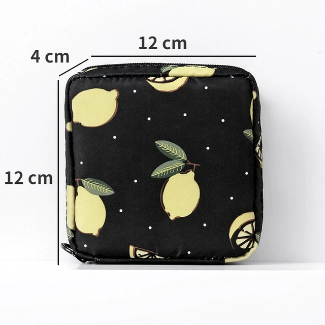 Women Tampon Storage Bag Waterproof Mini Sanitary Napkin Toiletry Bag Travel Cosmetic Bag Makeup Pouch Data Cable сумка женская 6
