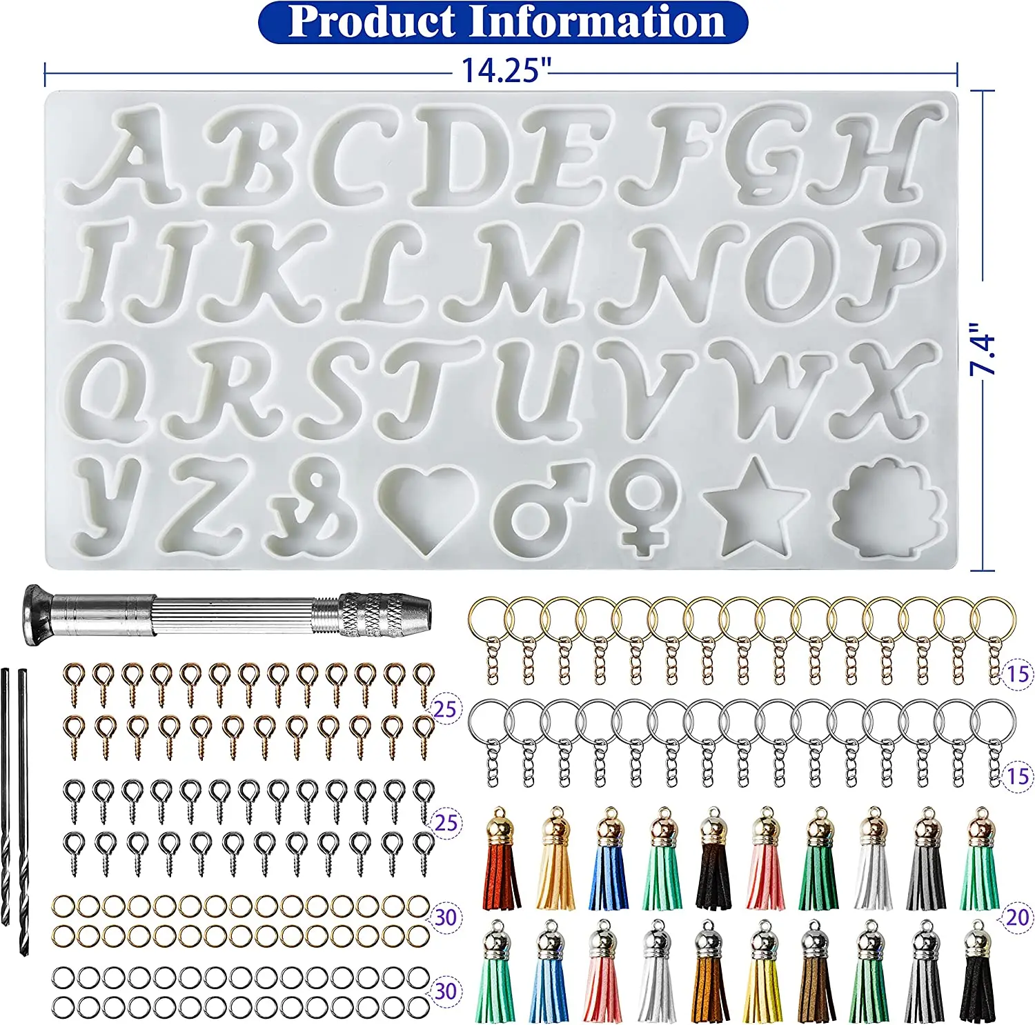 Silicone Alphabet Mold Cat Design Letter Resin Mold Reusable Letters  Casting Epoxy Resin Mold Resin Keychain Letter Molds For - AliExpress