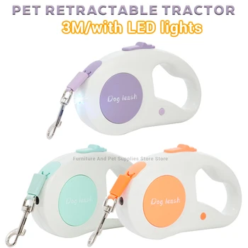 Automatic Retractable Dog Leash 3M/118IN Extendable Rope For Outdoor Travel Walking Hiking Small Dogs Traction Rope Cat Lead