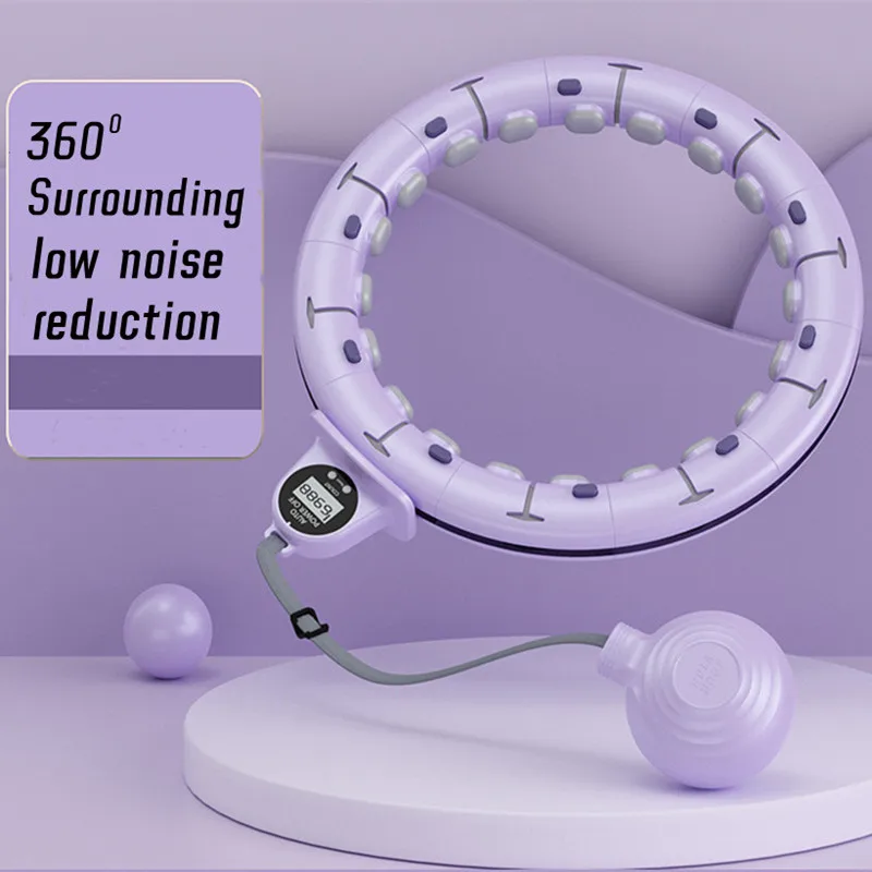 Adjustable Sport Hoop, Abdominal Thin Waist Exercise, Detachable, Massage, Training Weight Loss, Easy Home Gym Fitness Equipment