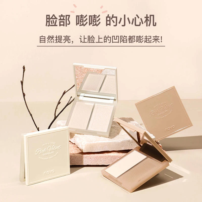 

Rich Velvet Contour Palette Shimmer Highlighter Bronzer Makeup Matte Shadow Powder Long Lasting Natural Face Blush Cosmetics