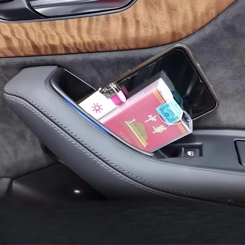 아우디 신형 Q7/Q8 도어 수납함 손잡이 수납함 개조 인테리어 액세서리 장식 인테리어 액세서리