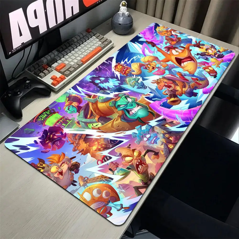 

Large Crash Bandicoot 4 Mouse Pad Gaming Accessories Desk Mat Computer Table Mouse Mats Gamer Keyboard Cabinet 900X400 Mousepad