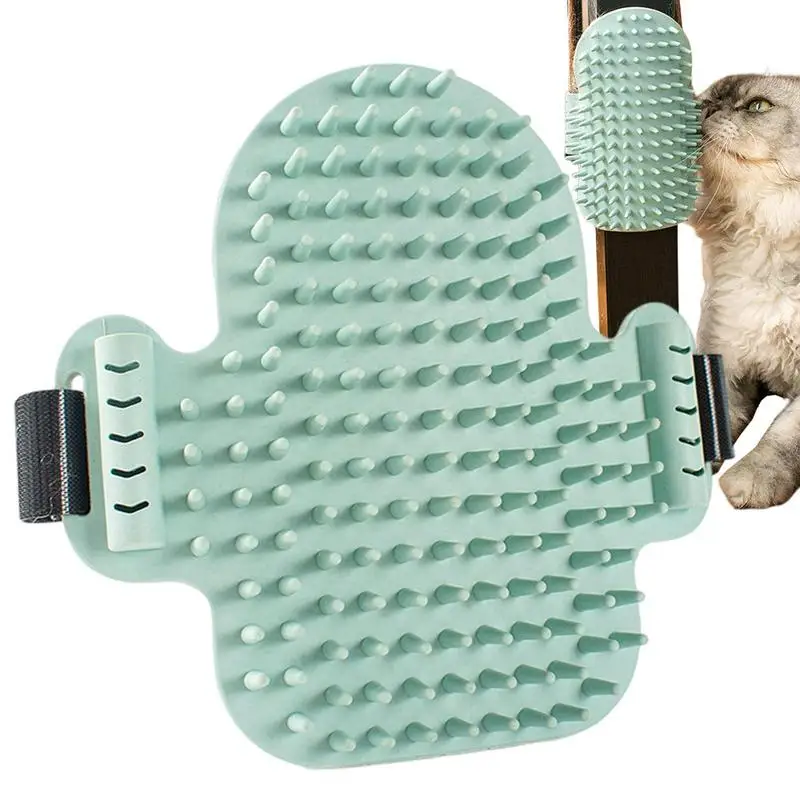 

Cat Corner Self Groomer Pet Corner Combs Scratcher Brush Soft Wall Groomers For Grooming And Scratching Grooming Brush Scratcher
