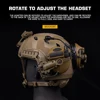 Tactical Helmet Rail Adapter for PELTOR ComTac Airsoft Shooting Accessories Headset Mount Fit Ops Core ARC Team Wendy MLOK Rail 2