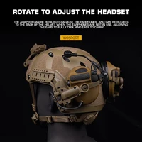 Tactical Helmet Rail Adapter for PELTOR ComTac Airsoft Shooting Accessories Headset Mount Fit Ops Core ARC Team Wendy MLOK Rail 2