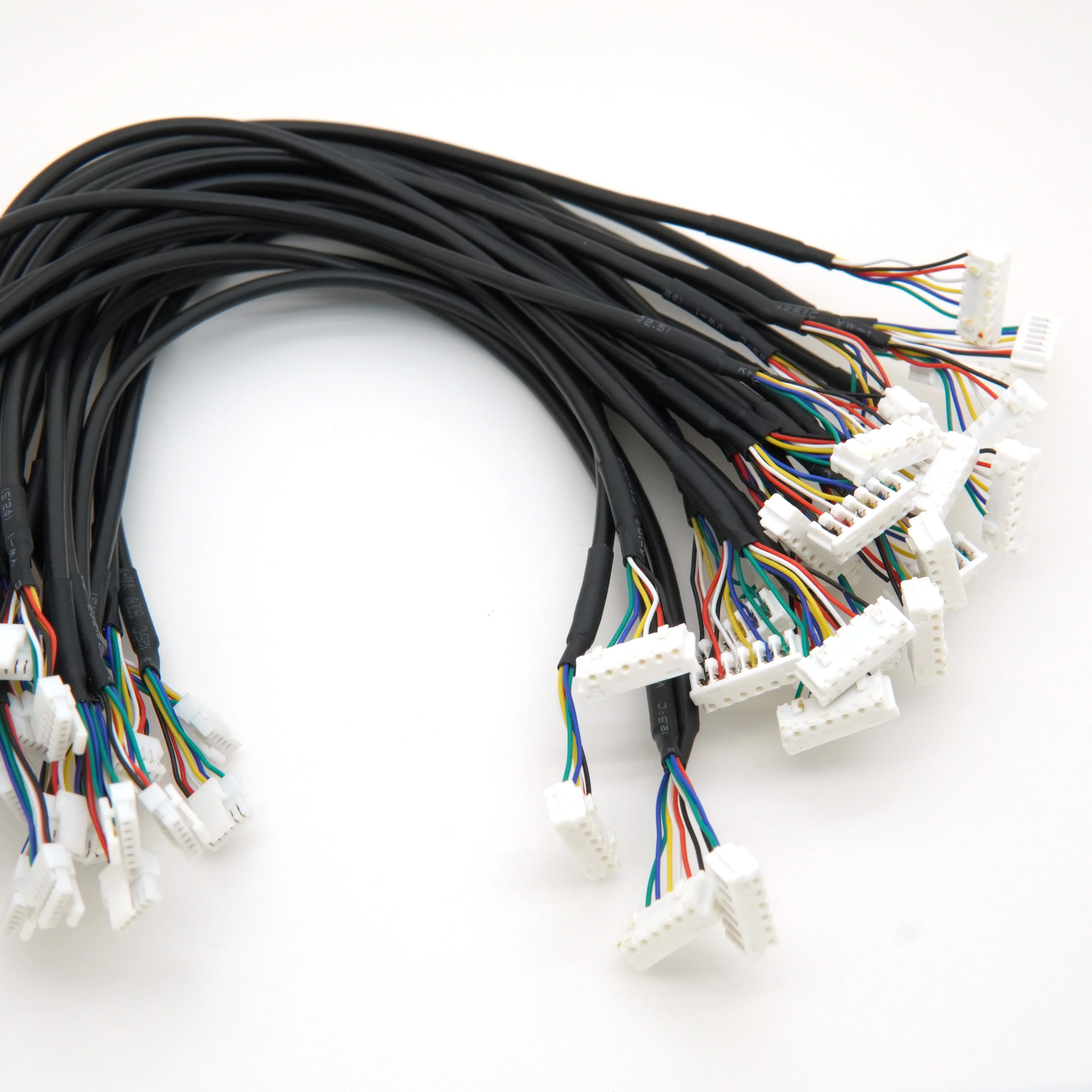 100PCS 맞춤형 H112K-P06N-00B TE 173997-6 커넥터 6pin led 백라이트 케이블 250mm
