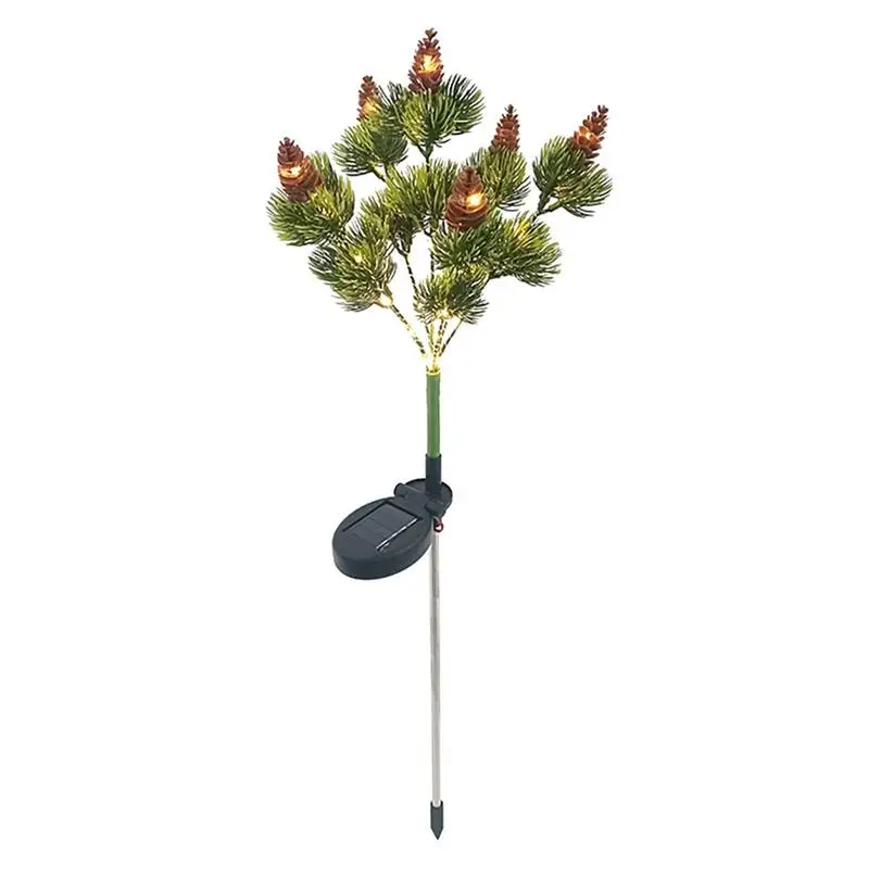 

Christmas Decoration Artificial Pinecone Needles Garden LED Light Home Party DIY Deco Halloween New Yea